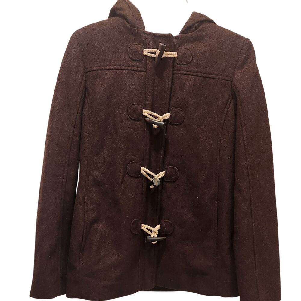 Merona Wool Hooded Coat Women's‎ Small
